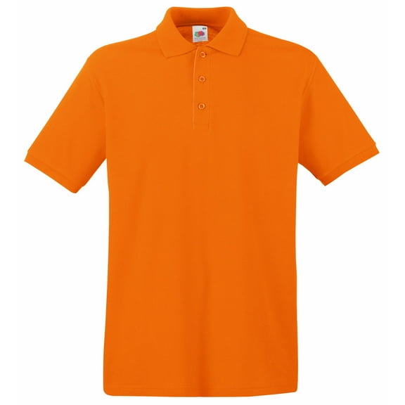 Fruit Of The Loom Premium Mens Short Sleeve Polo Shirt