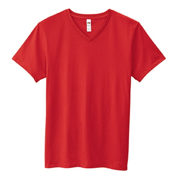 Fruit Of The Loom Sofspun Adult V-Neck Tee Sfvr