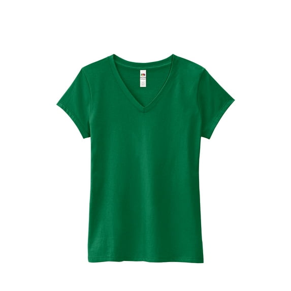 Fruit Of The Loom Sofspun Junior V-Neck T-Shirt - SFJVR