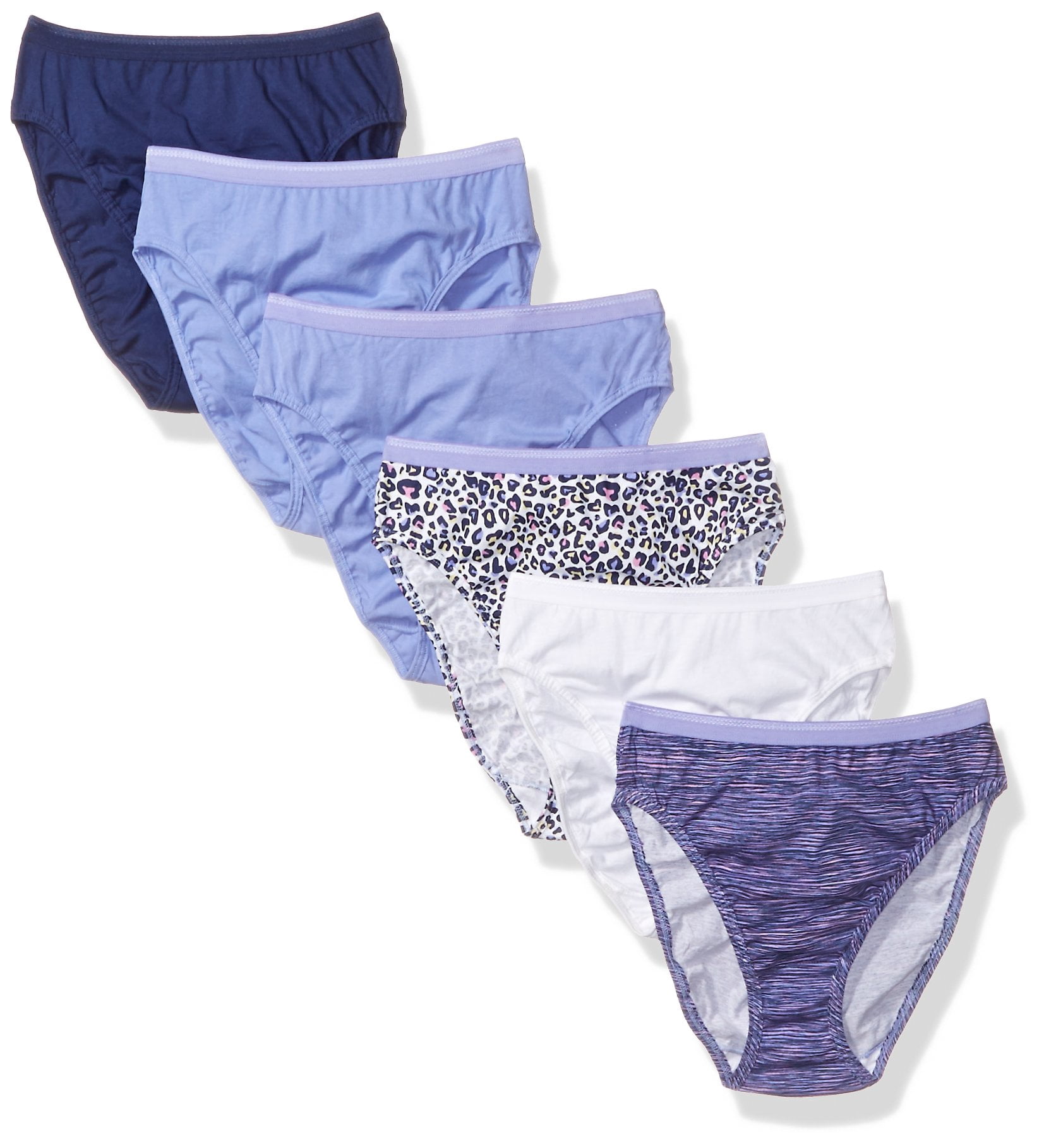Fruit Of The Loom Donna Hi-Cut, Confezione Da 8 Mutandine Multicolor - Leggero Difetto Sull'etichetta - Foto 3