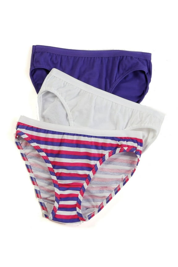 Women's Cotton Bikini Panties, 3 Pack