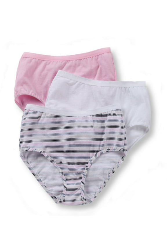 Women's Cotton Brief Panties, 3 Pack