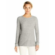 FUIT OF LOOM Fruit Of The Loom Women's Eversoft Waffle Thermal Top Grey Heather, X-Small