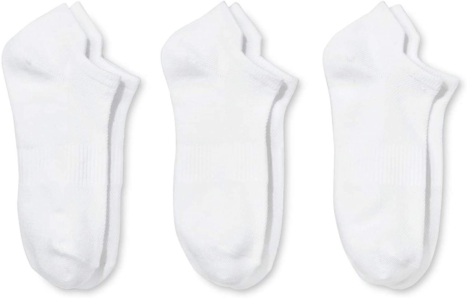 Fruit Of The Loom Womens 3 Pack Everyday Active No Show Tab Socks ...