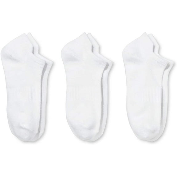 Fruit Of The Loom Womens 3 Pack Everyday Active No Show Tab Socks