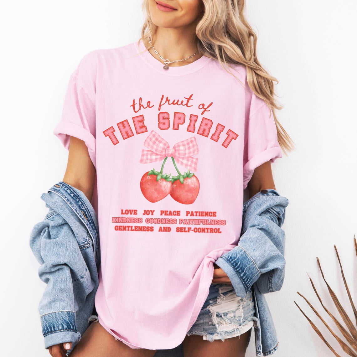 Fruit Of The Spirit Christian Bible Verse T-Shirt - Walmart.com