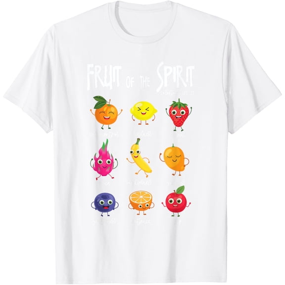 Fruit Of The Spirit Christian Faith Jesus GodLover T-ShirtMen's and women's pure cotton short-sleeved shirts