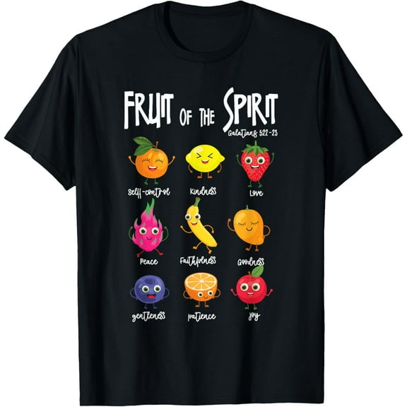 Fruit Of The Spirit Christian Faith Jesus GodLover T-ShirtPure cotton short-sleeved shirts for both men and women