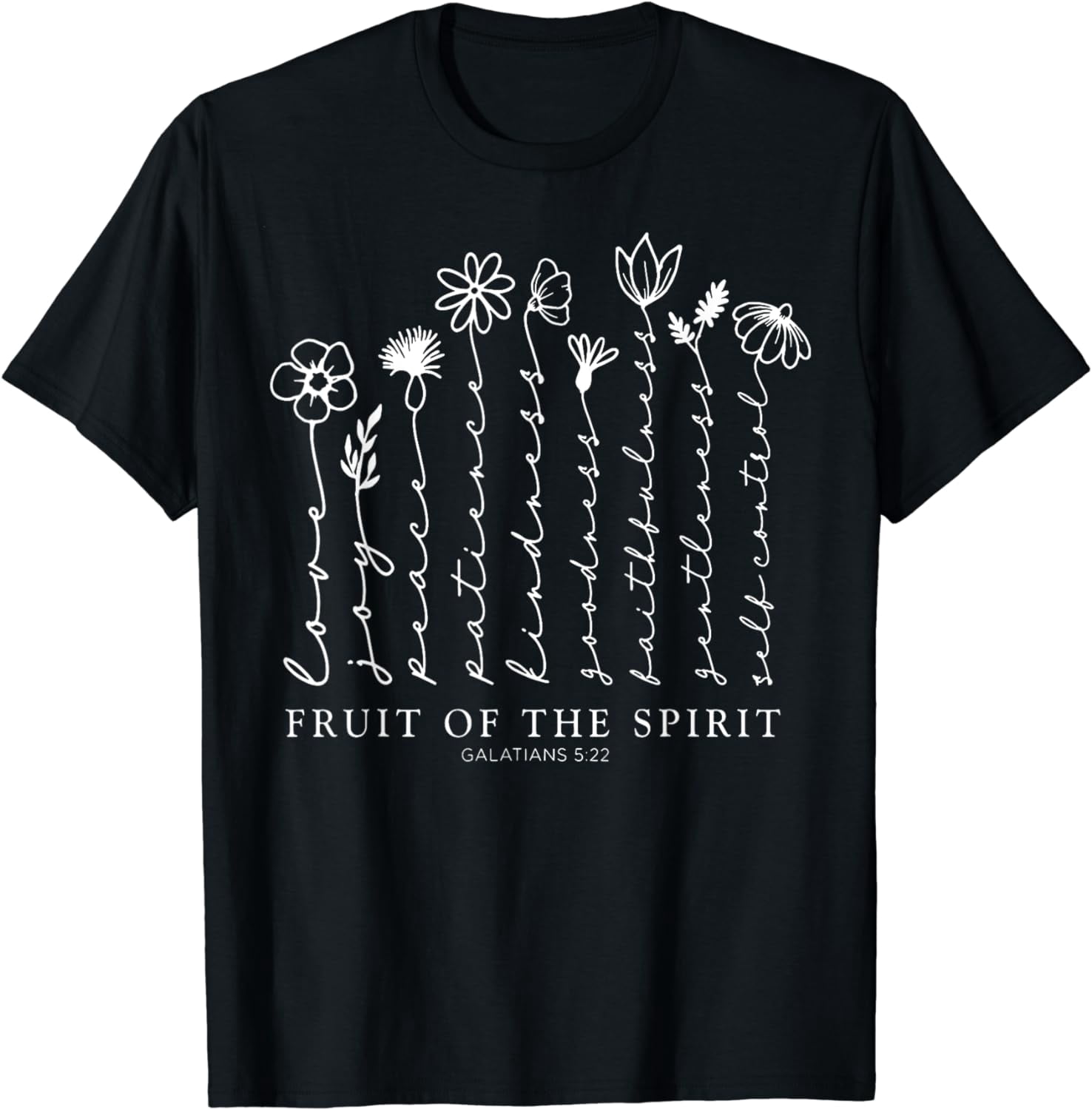 FRUIT OF THE HEART GRAPHIC KNIT T-SHIRT