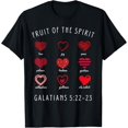 Fruit Of The Spirit Galatians 5 22 23 Heart Christian TShirt