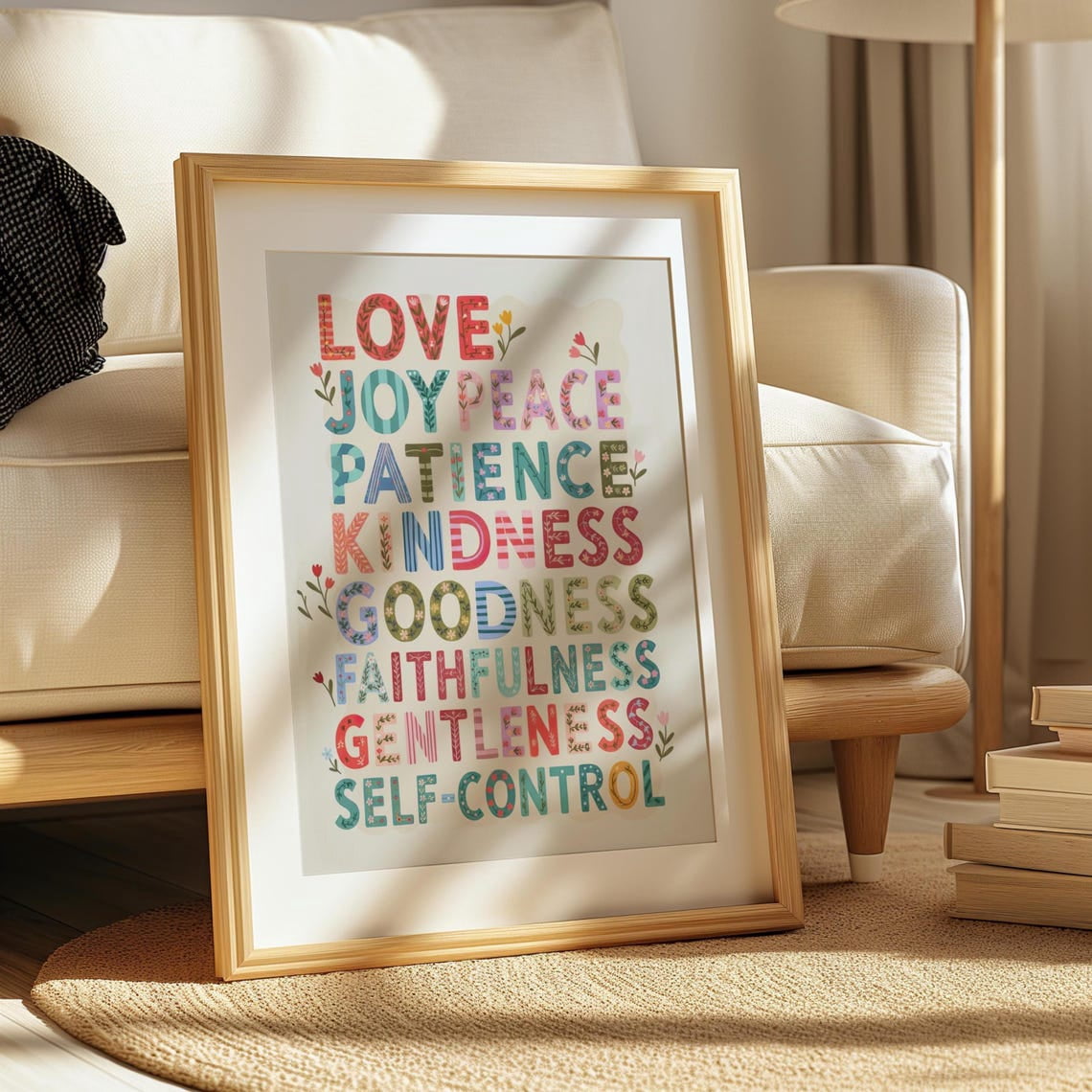 Fruit Of The Spirit Poster, Christian Wall Art For Home Decor - Walmart.com