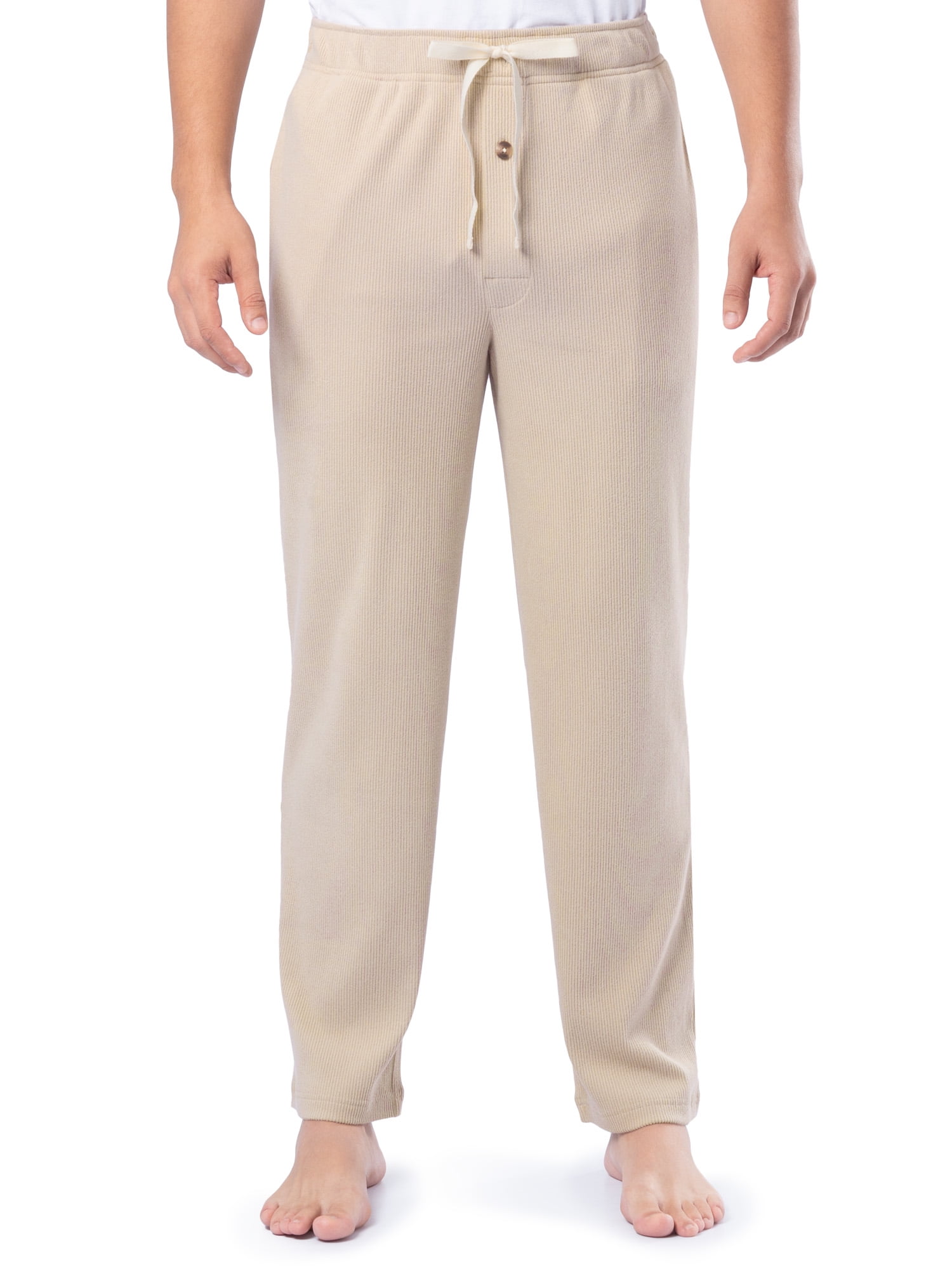 Fruit of the Loom Men's Rib Knit Sleep Pant, Sizes S-5XL
