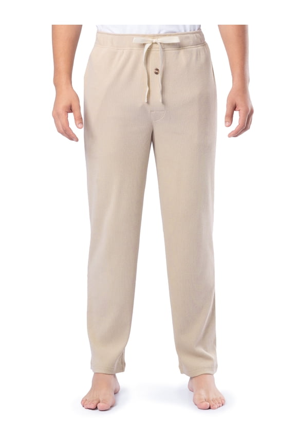 Men's Rib Knit Sleep Pant, Sizes S-5XL