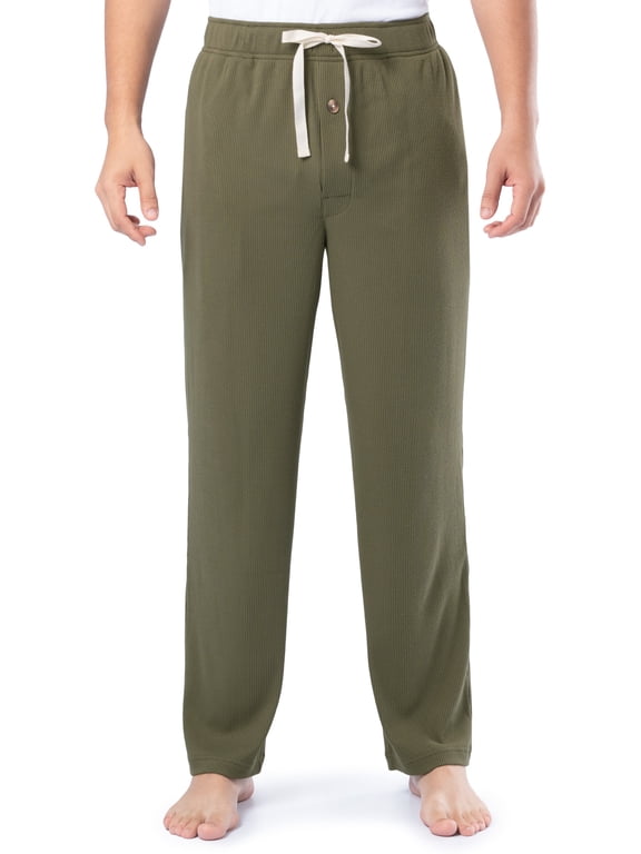 Men's Rib Knit Sleep Pant, Sizes S-5XL