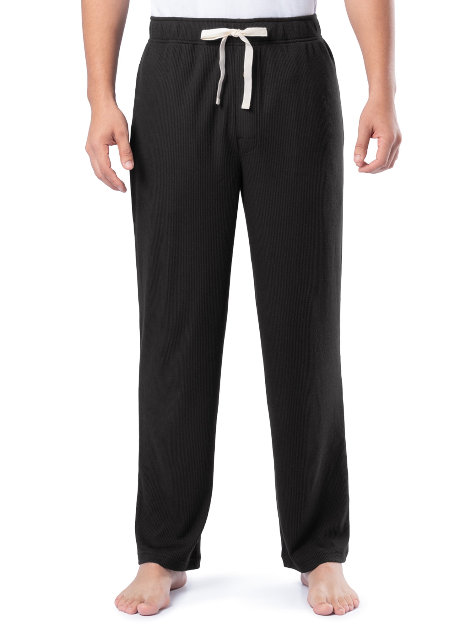 Fruit of the Loom Men's Rib Knit Sleep Pant, Sizes S-5XL