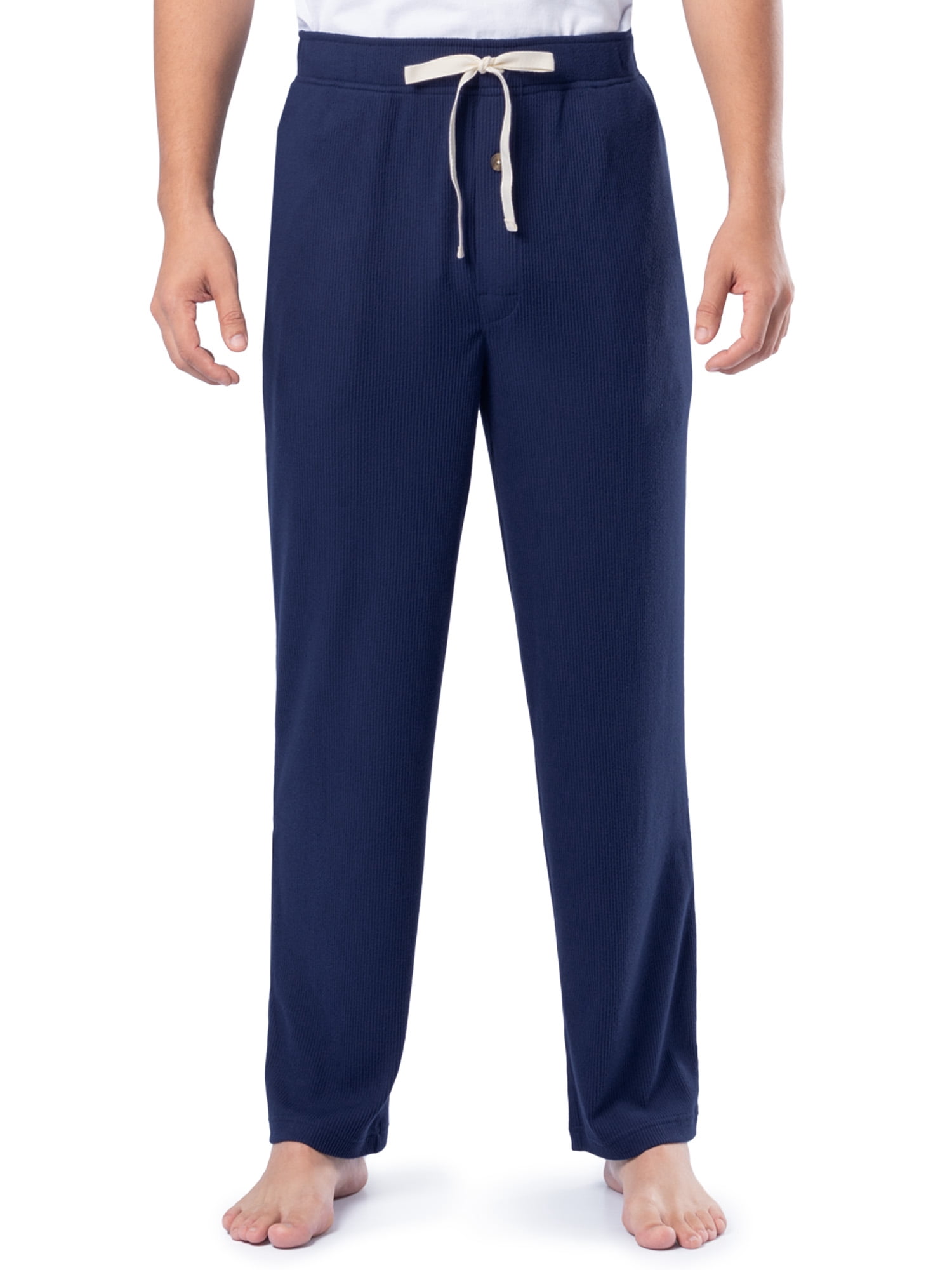 Fruit of the Loom Men's Rib Knit Sleep Pant, Sizes S-5XL