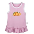 thumbnail image 1 of Fruit Orange Pattern Dresses For Baby, Newborn Babies Skirts, Infant Princess Dress, 0-24M Kids Graphic Clothes (Pink Sleeveless Dresses, 6-12 Months), 1 of 4