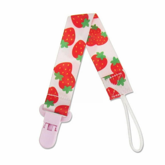 Fruit Pacifier Clips, Clearance, 1 Pack Binky Paci Holder Leashes Fits for Most Baby Pacifiers and Binkies(A)