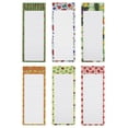 thumbnail image 1 of Fruit Pattern Grocery List Magnet Pad for Fridge - 6 Pack of Vibrant Note Pads with Full Magnetic Back and 60 Sheets Each, 1 of 5