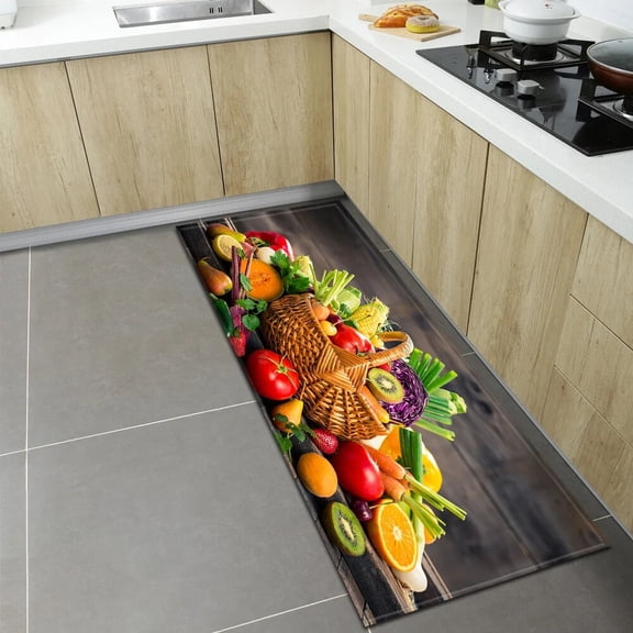 Fruit Pattern Kitch Mat Home Entrance Doormat Bedroom Childr's Bedside Floor ration Carpet Hallway B