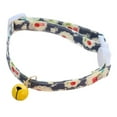 thumbnail image 1 of Fruit Pattern Pet Necklace Adjustable, Friendly to Skin, Easy-wearing - Wear Resistant Cotton - Pet Print Collar with Colorful Mini Bells - Daily Wear, 1 of 8