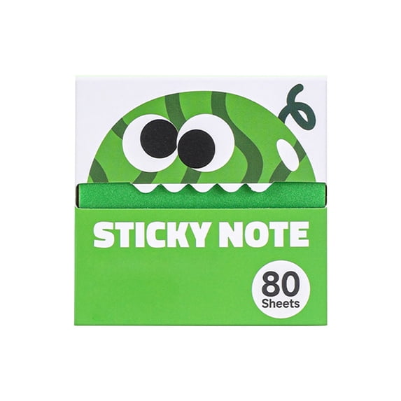 Fruit Pattern Self Adhesive Sticky Note Pads Reminder Message Planner Notepads For Household Office Use