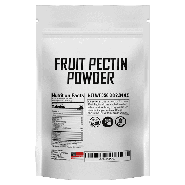 Fruit Pectin Powder for Jams and Jellies. Natural, Vegan and NONGMO