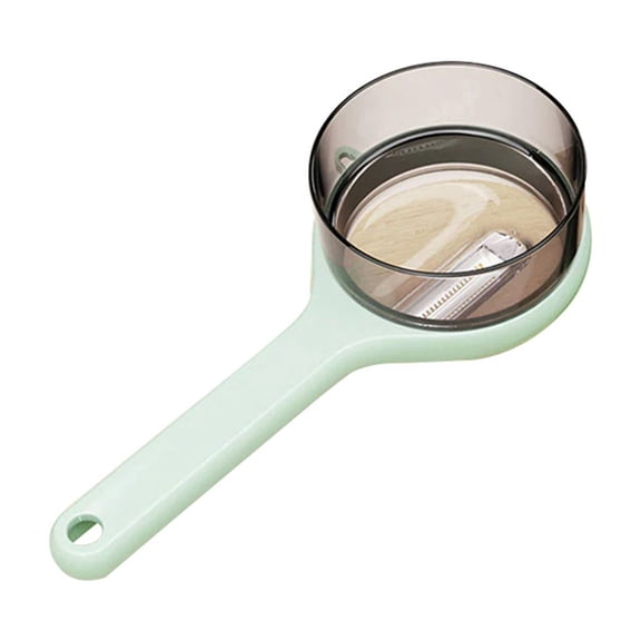 Fruit Peeler with Storage Box ABS Material Sharp Stainless Steel Blade Comfort Grip Precision Peeling Kitchen Tool