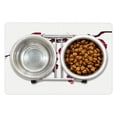 thumbnail image 1 of Fruit Pet Mat for Food and Water, Vine Branch with Colorful Grapes Agriculture Themed Illustration Healthy Food Options, Non-Slip Rubber Mat for Dogs and Cats, 18" X 12", by Ambesonne, 1 of 2