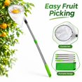 Wire Extension Rod Fruit Picker Tool with Telescopic Extension Pole, Metal Harvester ...
