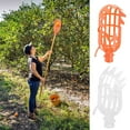 thumbnail image 1 of Fruit Picking Basket for Orchard Harvesting - Quick and Easy Pear Orange Apple Picker Tool, Attachable to Pole, Closely Knit Design for Efficient Gathering (1-Pack, Pole Not Included), 1 of 5