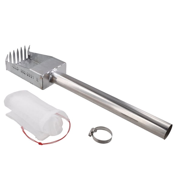 Fruit Picking Poles, Fruit Picking Baskets, Integrated Picking and Harvesting Systems for Mangoes, Oranges,1 x Fruit Picking Poles,Silver