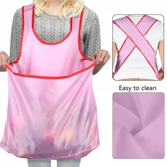 Fruit Picking Smock, Large Capacity Waterproof Harvesting Smock With Deep Storage Pouch For Fruit Berry Vegetable Gathering, Gardening Implement Organizer For Orchard Farm Use