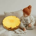 thumbnail image 1 of Fruit Pillow 15.35X15.35X2.76 Inch Fruit Slice Round Throw Pillows With Sponge Stuffed Floor Cushion For Home Camping Tent Cushion Easy To Use, 1 of 4