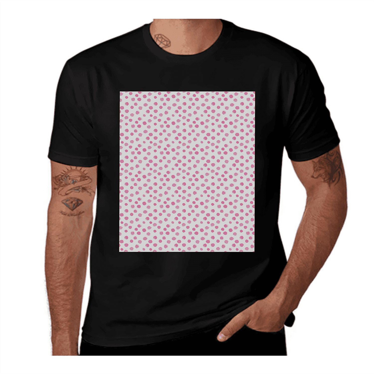 Regular Fit Long Sleeve Shirt - Random Mixed Panel - Fruity
