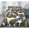thumbnail image 1 of Fruit Pineapple Duvet Cover Yellow Tropical Fruit Plants Theme for Children Boys Teens for Bedroom ration King, 1 of 5