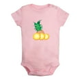 thumbnail image 1 of Fruit Pineapple Image Print Rompers For Babies, Newborn Baby Unisex Bodysuits, Infant Jumpsuits, Toddler 0-24 Months Kids One-Piece Oufits (Pink, 6-12 Months), 1 of 4
