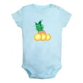 thumbnail image 1 of Fruit Pineapple Image Print Rompers For Babies, Newborn Baby Unisex Bodysuits, Infant Jumpsuits, Toddler 0-24 Months Kids One-Piece Oufits (Blue, 18-24 Months), 1 of 4