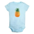 thumbnail image 1 of Fruit Pineapple Image Print Rompers For Babies, Newborn Baby Unisex Bodysuits, Infant Jumpsuits, Toddler 0-24 Months Kids One-Piece Oufits (Blue, 6-12 Months), 1 of 4