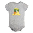thumbnail image 1 of Fruit Pineapple Image Print Rompers For Babies, Newborn Baby Unisex Bodysuits, Infant Jumpsuits, Toddler 0-24 Months Kids One-Piece Oufits (Gray, 12-18 Months), 1 of 4