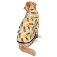 Fruit of Pineapple and Leaves Pattern Dog Sweatshirt Pet Clothes Cat