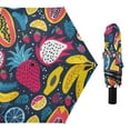 thumbnail image 1 of Fruit Pitaya Banana Strawberry Papaya Compact Sun Umbrella Windproof Travel Umbrellas for Rain Strong Portable UV Protection, 1 of 8