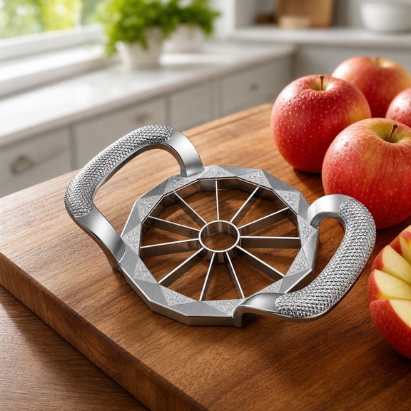 Fruit Pitter and Cutter 6-in-1 Apple Corer Slicer Kitchen Tool,B