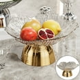 thumbnail image 1 of Fruit Plate,Decorative Pedestal Bowl Dish Holder Dessert Display Stand Decor Basket Serving Tray For Drawing Room Housewarming, 1 of 4