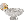 thumbnail image 1 of Fruit Plates Plastic Snack Tray with Detachable Base for Vegetables Candy Serving – Clear 9.8x9.8 Inch, 1 of 7