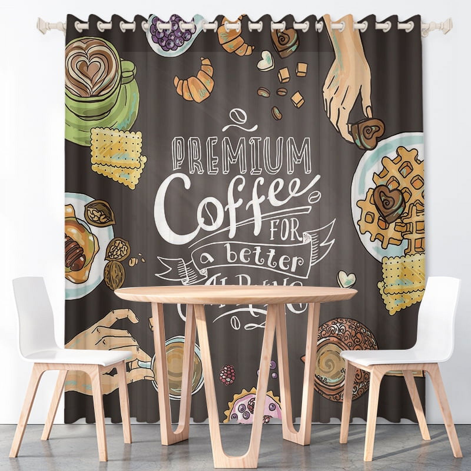 Fruit Pomegranate Particles Door Curtains Doorway Closet Curtain for ...