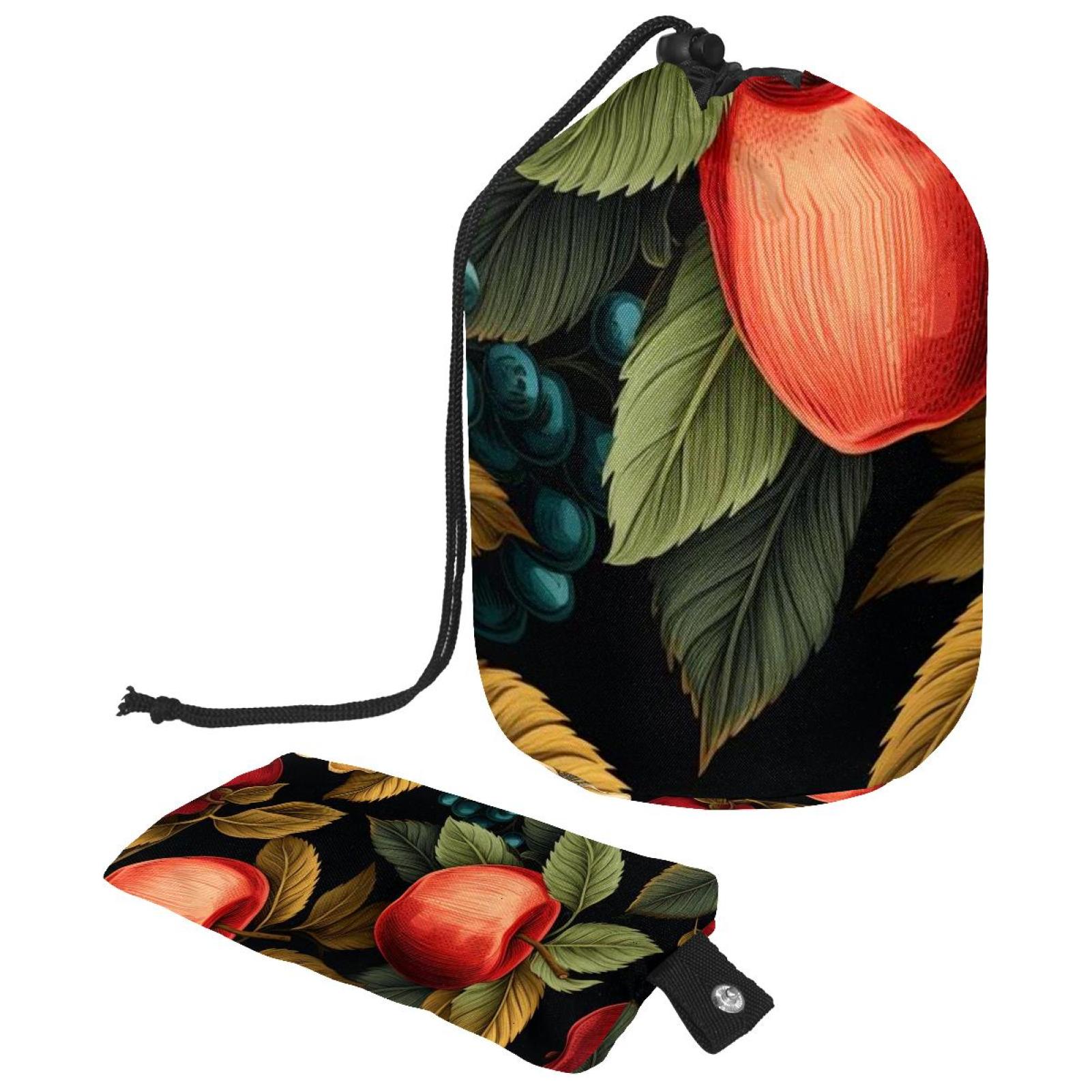 Fruit Portable Drawstring Foldable Travel Mesh Shower Bag Wash Bags