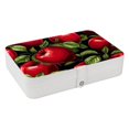 thumbnail image 1 of Fruit Portable PU Leather Jewelry Organizer Box with Removable Compartment, 1 of 6