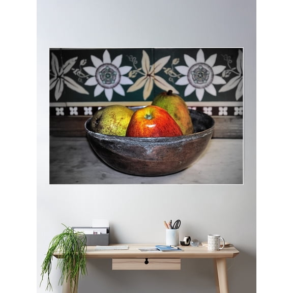 Fruit Poster Wall Art, Modern Wall Decor For Living Room Bedroom, 24x36 UNFRAMED