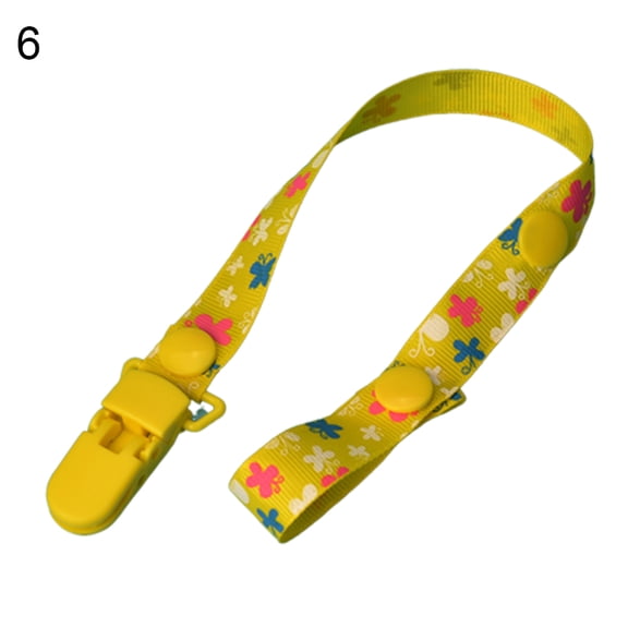 Fruit Print Baby Pacifier Clip - Nipple Holder & Nursing Leash Strap with Dummy Lanyard Design